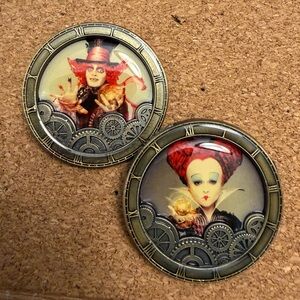 Authentic Disney Alice Through The Looking Glass Limited Release Set of Two